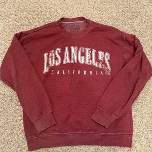 Women's Maroon Los Angeles Sweatshirt